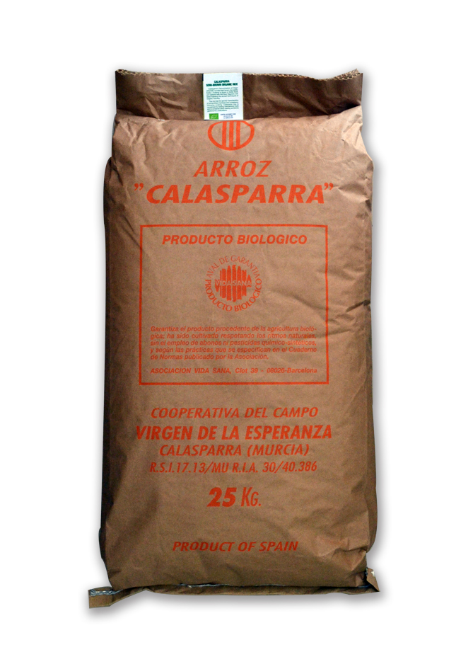 Calasparra polobroušená rýže BIO, 25kg