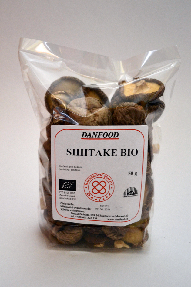 Shiitake houby sušené BIO 50g