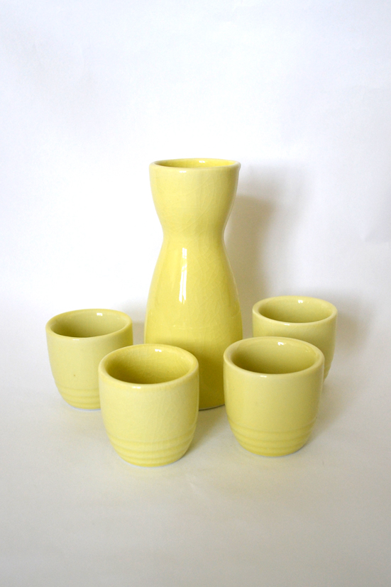 Saké set keramika 4+1