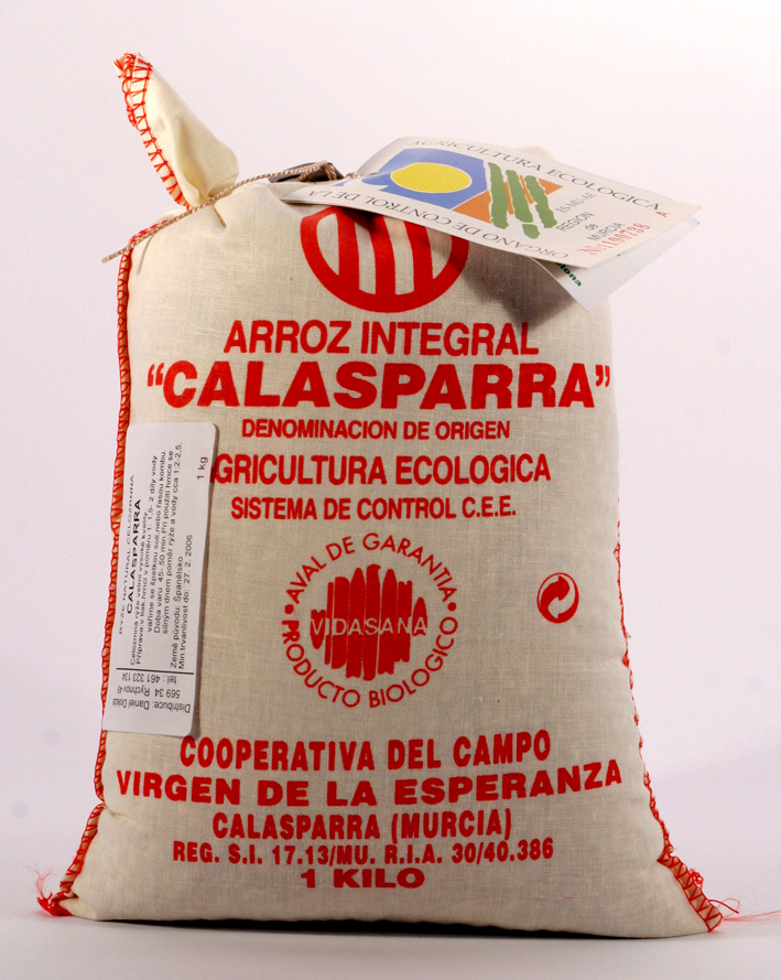 Calasparra celozrnná rýže BIO (textil), 1kg