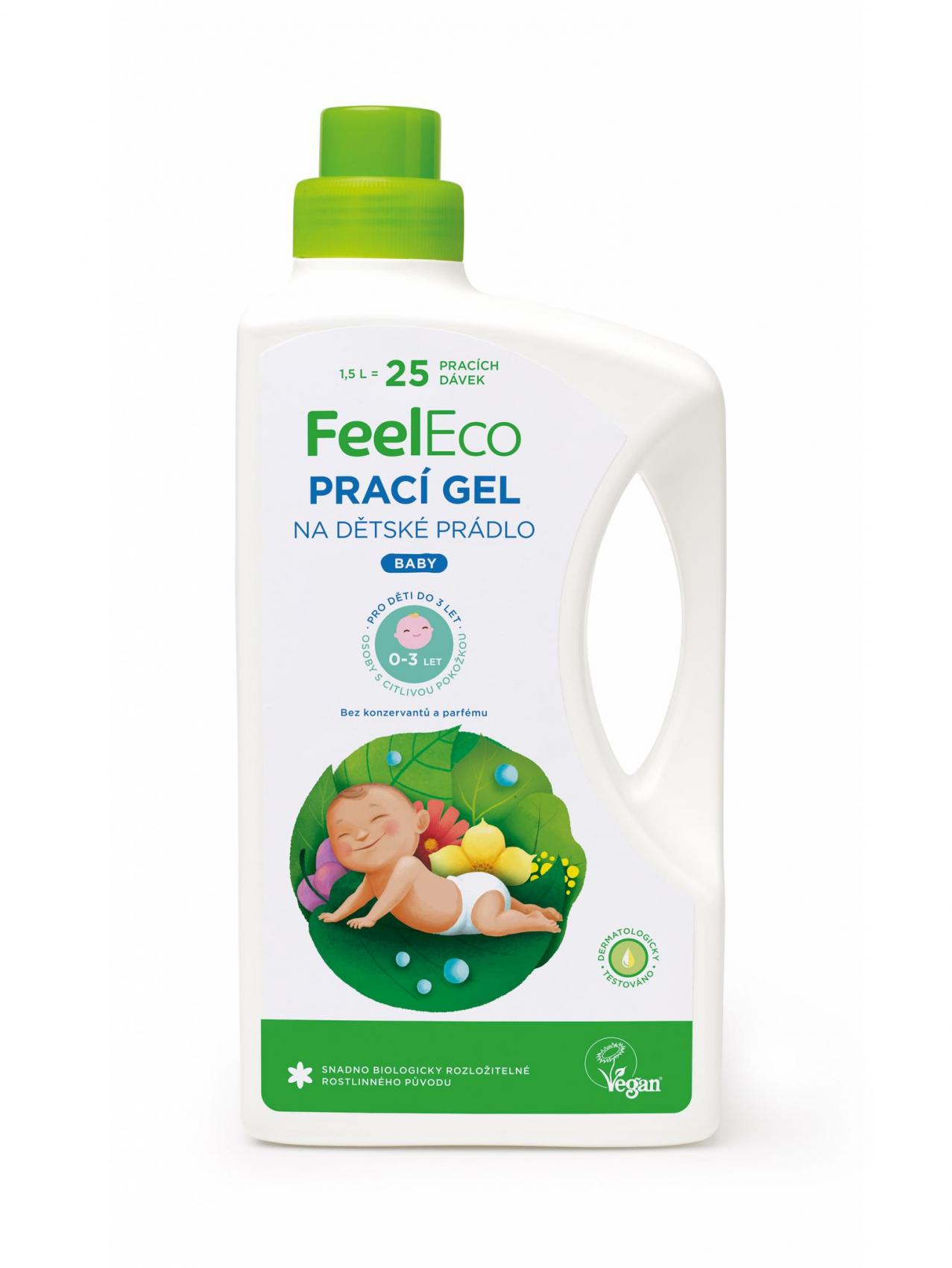 Feel Eco BABY - dětský prací gel 1,5l