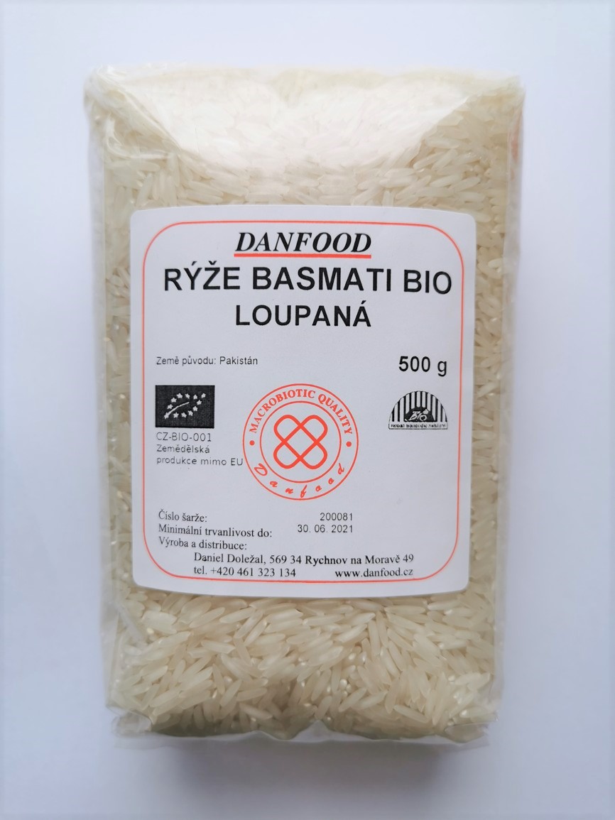 Basmati rýže bílá BIO, 500g