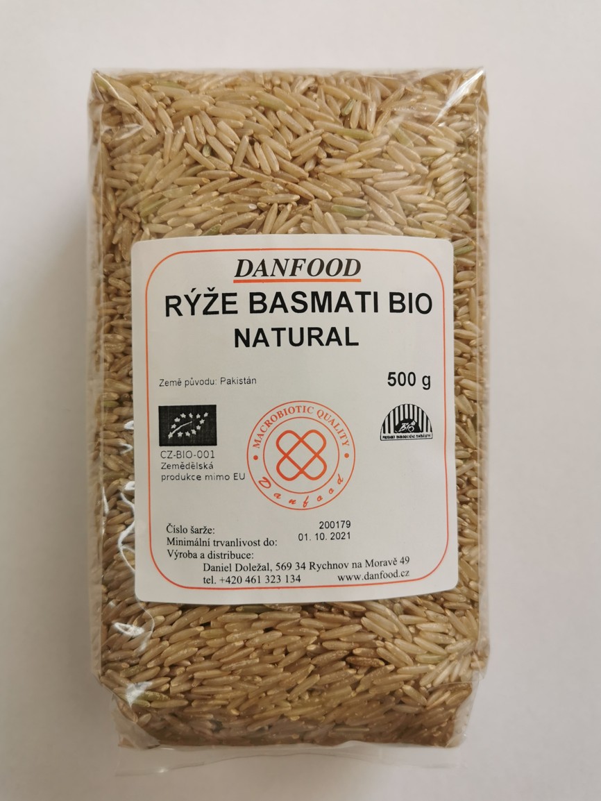 Basmati rýže natural BIO, 500g