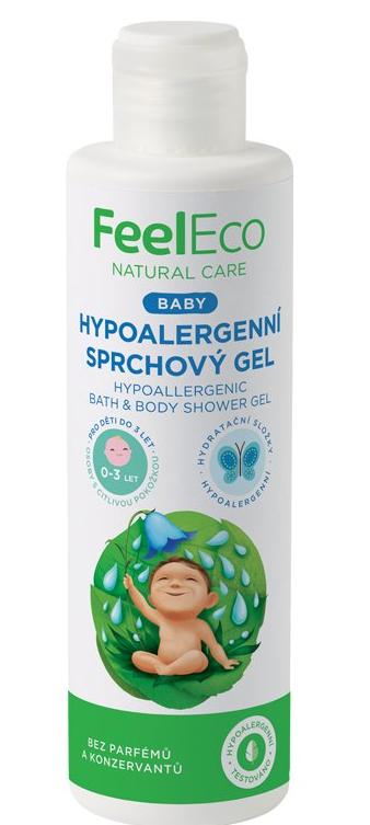Feel Eco dětský hypoalergenní sprchový gel, 200ml