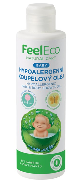 Feel Eco dětský hypoalergenní koupelový olej, 200ml