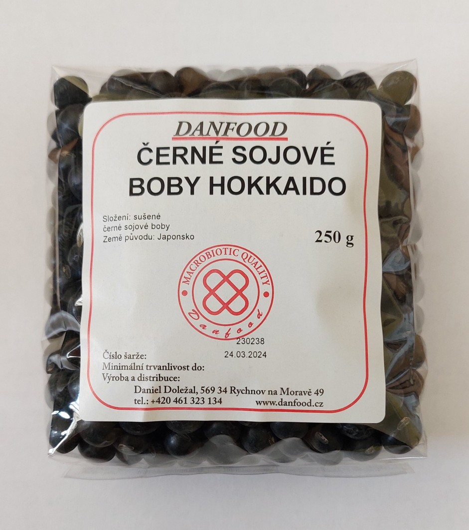 Černé sójové boby Hokkaido 250g