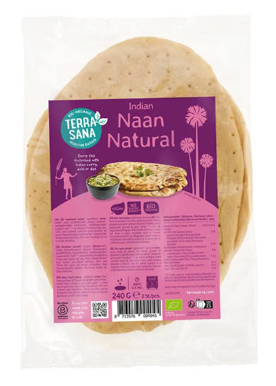 Naan natural  BIO 240g  (2ks)