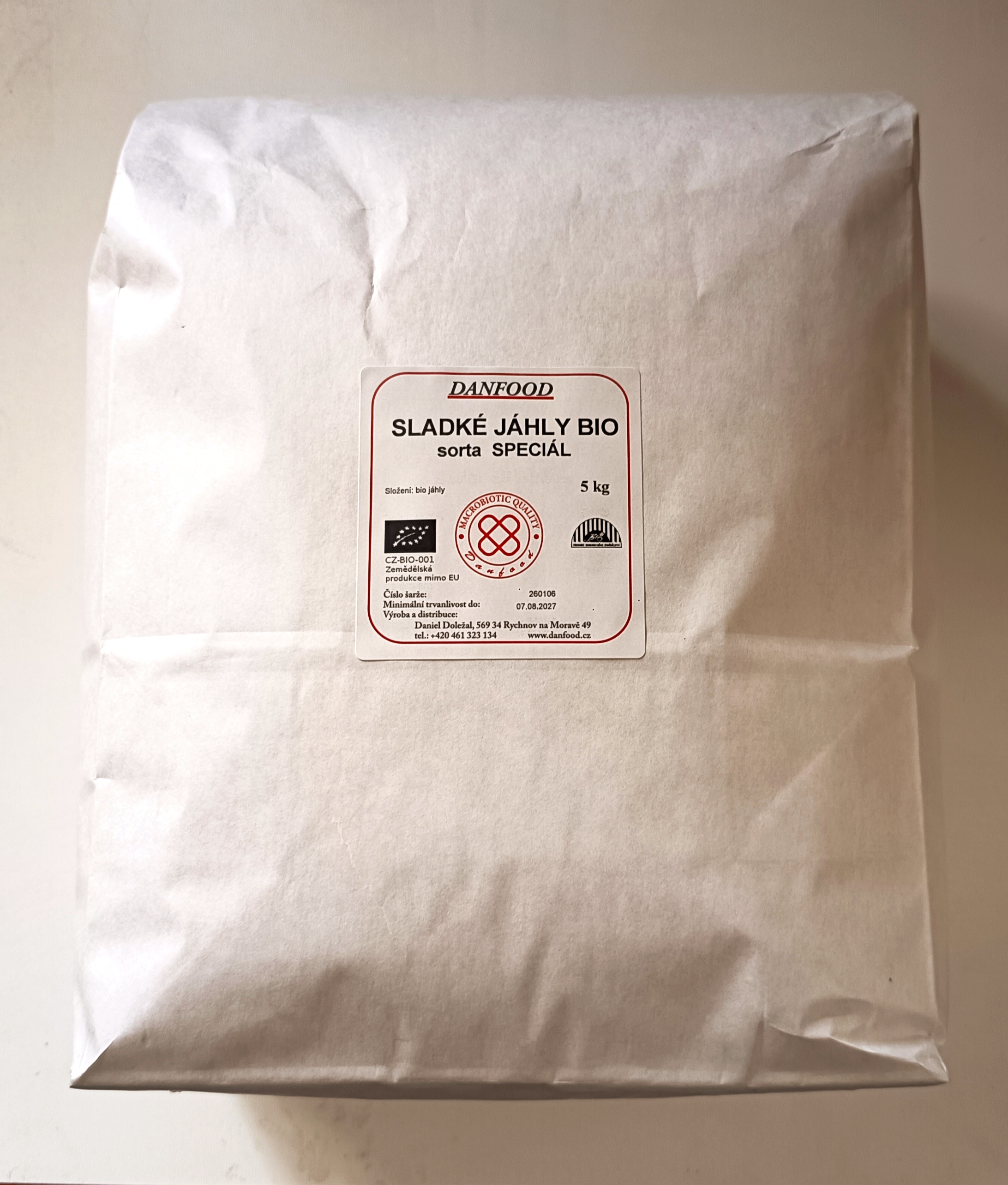 Jáhly sladké BIO 5 kg