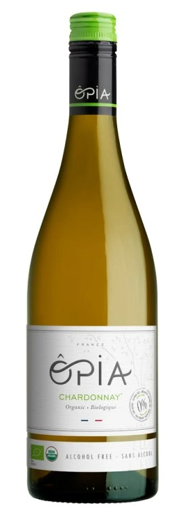 Bílé víno Opia Chardonnay - BIO nealkoholické, 750ml