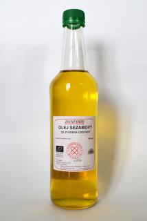 Olej sezamový, lisovaný za studena BIO 500ml